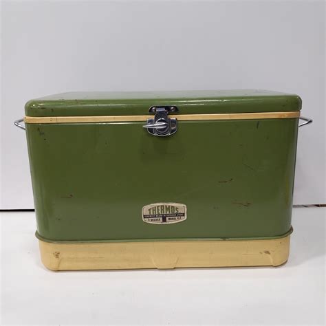 Vintage Thermos Metal Cooler for sale 